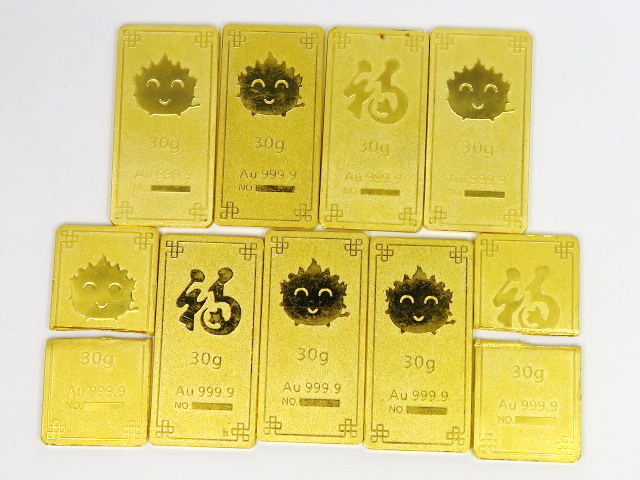 黃金擺件一批